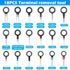 Kakalote 500Pcs Connector Pins Kit,1/1.5/1.8/2.2/2.8/3.5mm mm Pins Connector Kit Car