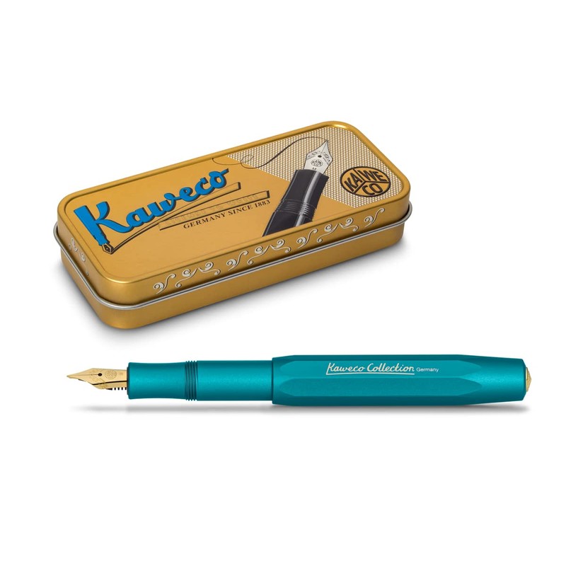 Kaweco Collection Fountain Pen Iguana Blue - Fine Nib