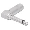 5pcs Right Angle 6.35mm Mono Phone Plug Guitar Audio Jack
