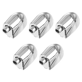 Milisten 5Pcs Drum Claw Hook For Bass Drums Snare Drum Parts Accessories Replacement WC21 (Silver)