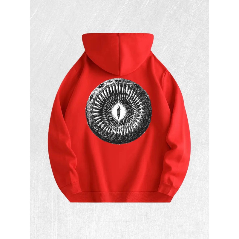 Occult Eye Graphic Hoodie 100% Cotton US Warehouse 7 ColorsColor: