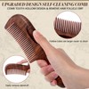 Honeydak Dandruff Comb, Hollow Tooth Button Scalp Psoriasis Multifunctional Lice