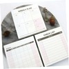 Operitacx 60 Sheets Office Notepad Memo Pad Task Checklist Subject