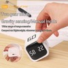 EooCoo Stylish Digital Timer, Creative Cube Rotation Timer 5/10/30/60 Minutes,