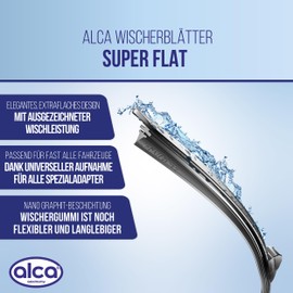 alca® Windscreen Wiper Suitable for Ford Focus III (04.2011-02.2020) Super Flat Bar Wiper