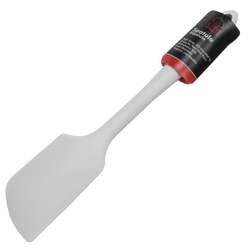 Chef Craft Premium Silicone Angled Spatula, 11 inch, Gray
