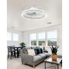 addlon Ceiling Fans with Lights and Remote, 20'' Low Profile