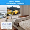 TOWOND Projector Screen with Stand, 84 inch Outdoor Projector Screen