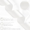 Sagaat White Ribbon 1-1/2 Inch 30 Yards Single Face White