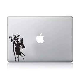 Unbranded Jack & Sally Nightmare Before Christmas Dancing Love Vinyl Decal 6" Black