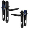 UPVC Door Handle Trojan Sparta 92PZ Sprung Double Glazing Pair