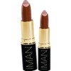 IMAN Luxury Moisturizing Lipstick, Rebel 0.13oz - Pack of 2