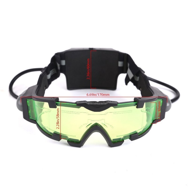 Gearmax Kid Toy Night Vision Goggles with Flip-Out LED Light
