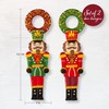 Bucilla, Nutcracker Duo, Felt Applique 2 Piece Door Hanger Kit,