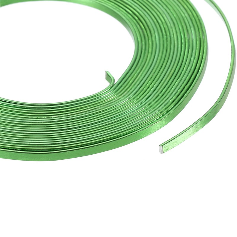 PATIKIL 16.4 Feet Flat Aluminum Wire, 18 Gauge Bendable Anodized