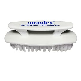 Amodex Laundry Brush for Stains on Clothes, Use with Amodex Stain Remover to Remove Ink, Sharpie, Makeup, and More, Soft Bristled Brush for Stain Removal Even on Delicate Fabrics and Skin