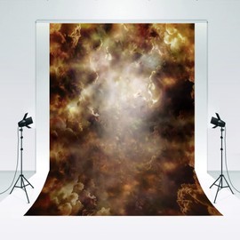 Kate Sky Clouds Background 1.5 x 2.2 m / 5 x 7 ft Mythical Theme Wedding Photography Background Soft Microfibre Baby Folding Background Angel Theme Live Video Decoration Props
