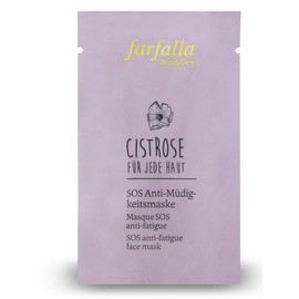 farfalla Cistrose Anti-Fatigue Mask, 10 x 7 ml, Instant Refreshment, Moisture & Elasticity, Radiant Complexion, 100% Certified Natural Cosmetics