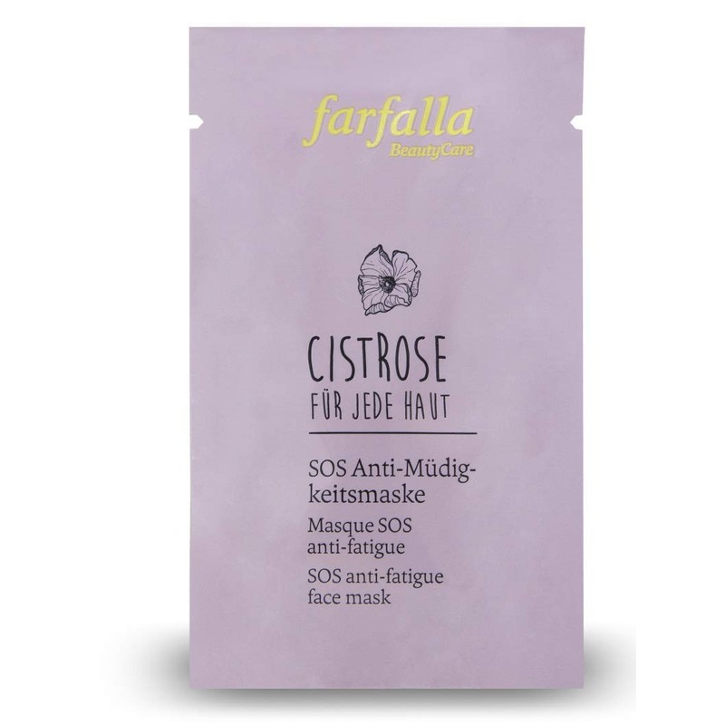 farfalla Cistrose Anti-Fatigue Mask, 10 x 7 ml, Instant Refreshment,
