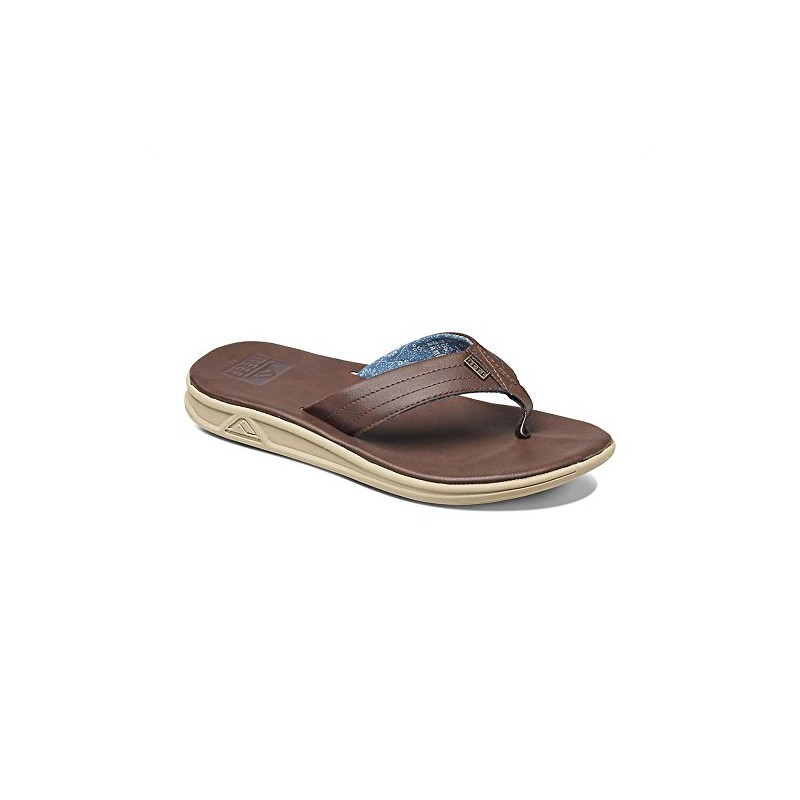 Reef Men's Rover SL Sandal, Dark Brown, 8 M US