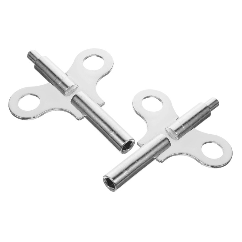 jojofuny 6pcs Clock Winding Keys Tool for Clock Repair Winding