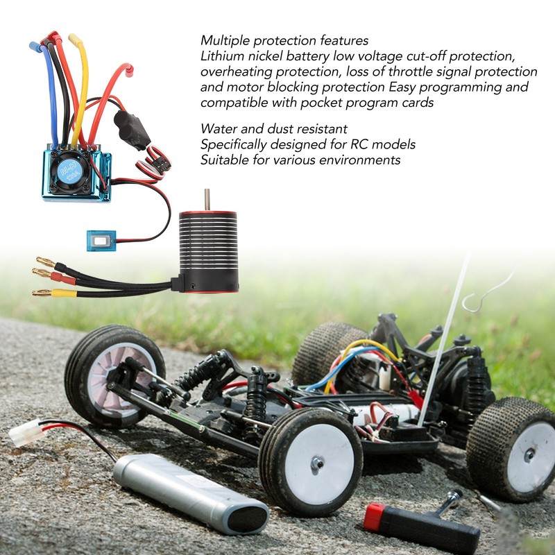RC Brushless Motor ESC Set Professional Waterproof High Torsion 3650