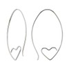 LeCalla 925 Sterling Silver Wire Threader Earrings for Women Girls