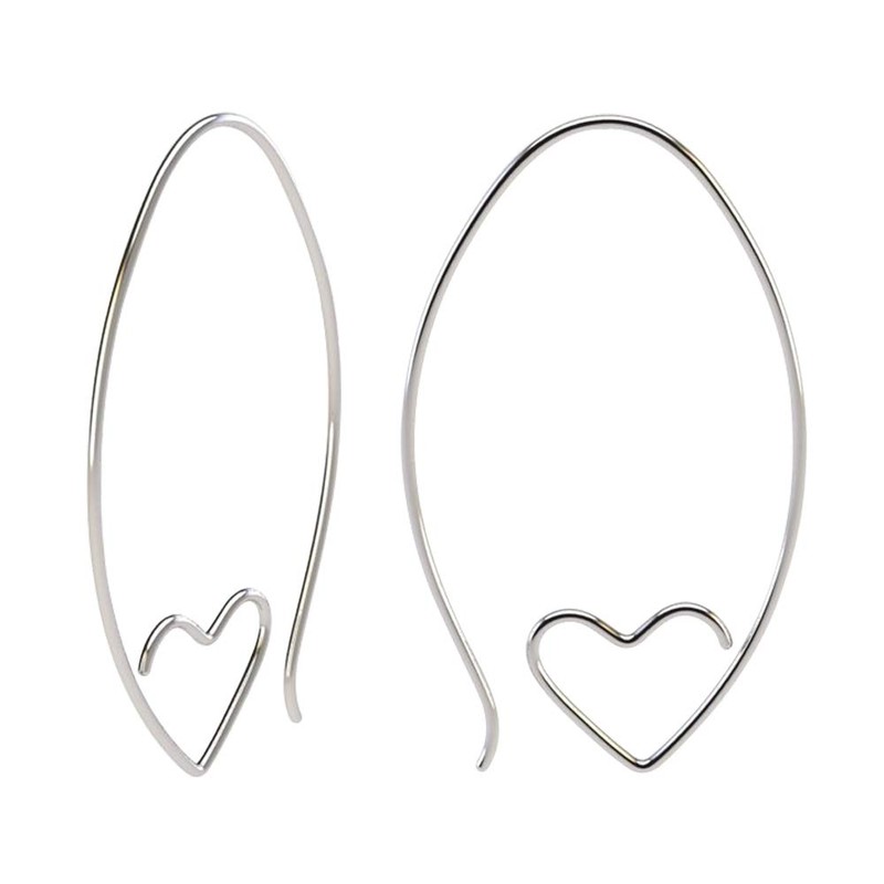 LeCalla 925 Sterling Silver Wire Threader Earrings for Women Girls