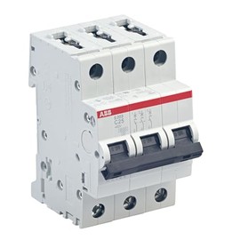 ABB S203-C25 Circuit Breaker System pro M compact® Three-Current (3P), Characteristics C to 25A, 6kA Short Circuit Resistance