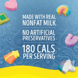 Swiss Miss Chocolate Flavored Hot Cocoa Mix with Lucky Charms Marshmallows, Hot Cocoa Bar Supplies, 1.38 oz., 6-Count