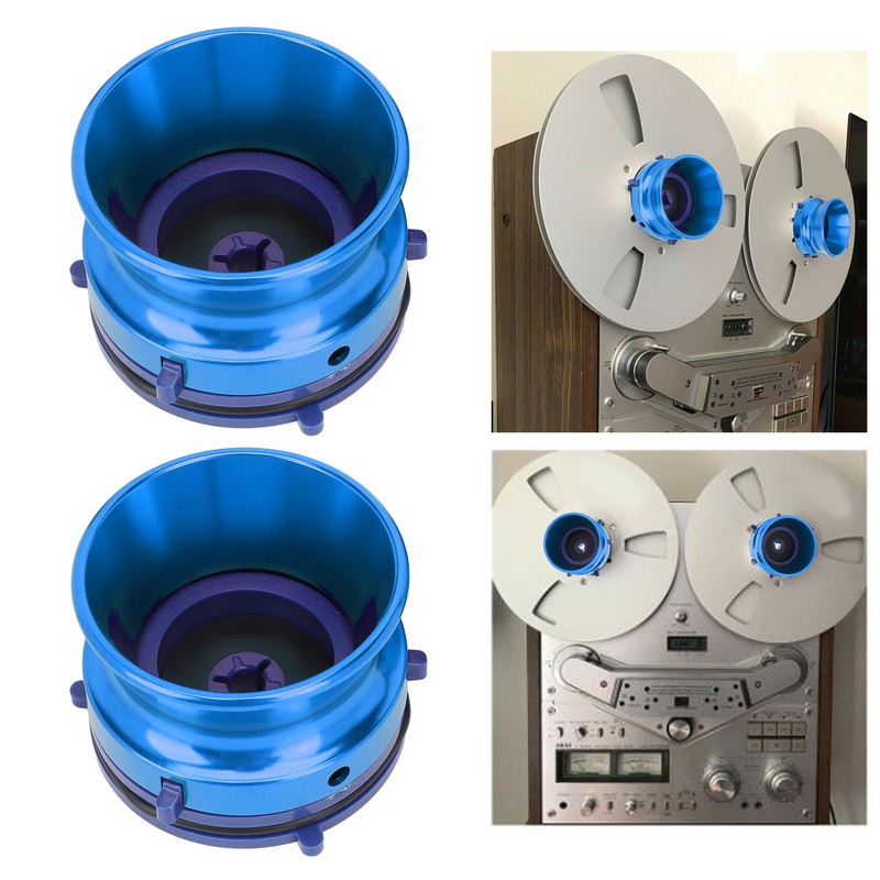 1 Pair NAB Hub Adapters Polished Aluminum Alloy Universal Loading