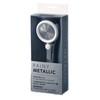 SANEI PS313-81XA-C Rainy Metallic Shower Head, Hand Stop, 50% Water