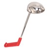 Soup Ladle Stainless Steel Anti Scald Multifunctional Curved Handle Kitchen