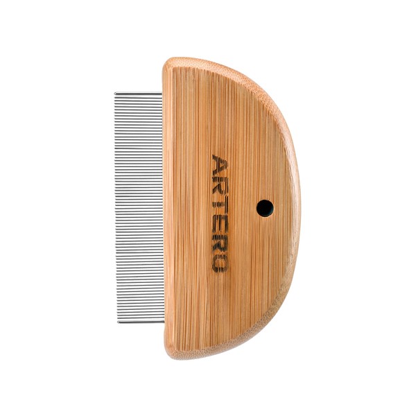 Artero Tear Comb Extra Fine Teeth Eye Spot Cleaner Efficiently Removes Crusts and Mucus from Dog Eyes (Nature Collection)