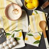 DII Lemon Bliss Kitchen Collection, Juego de Toallas de Cocina,