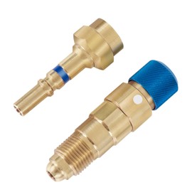 QDB33 Argon Hose Quick Connect Fittings - Argon Inert Gas Regulator for Quick Connection to Hose, Gold