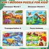 Wooden Jigsaw Puzzles for Kids 3 4 5 6 7