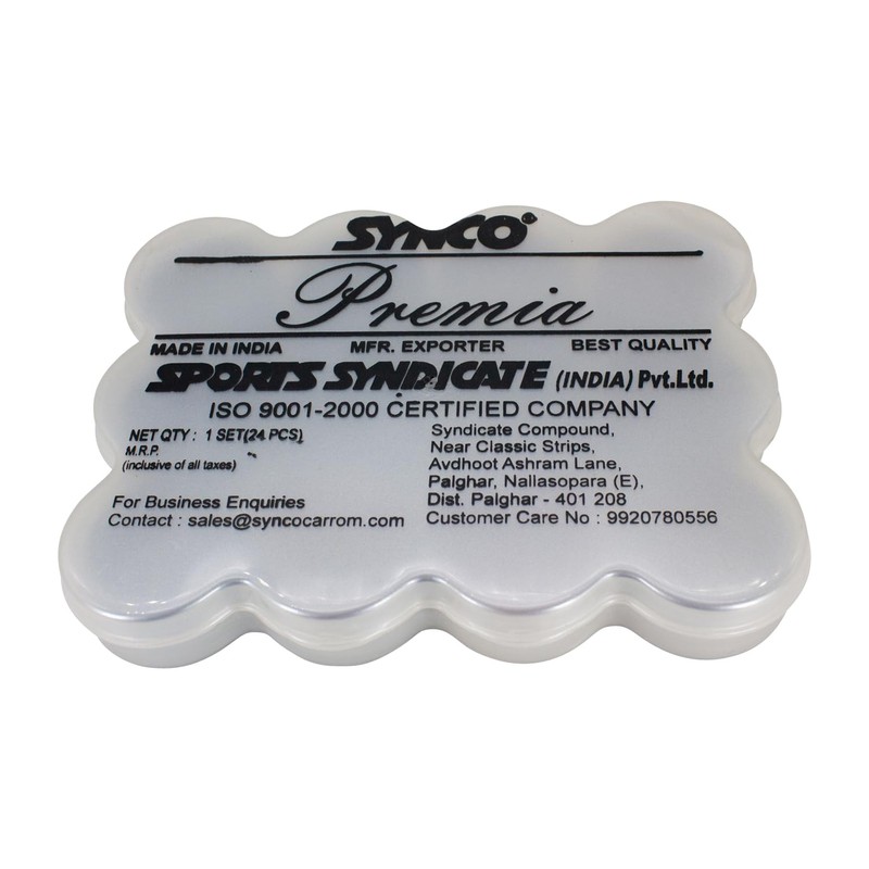 GICO Synco Profi Carrom Tournament Stones Set Premia 2943