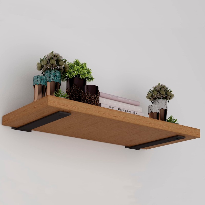 NEODROP 12 Pack 6 Inch Floating Shelf Brackets, Heavy Duty