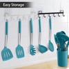LIANYU 15-Piece Kitchen Cooking Utensils Set with Holder, Silicone Kitchen