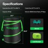 VIVOSUN 47-Gallon Collapsible Trash Can, Reusable Pop-Up Garden Bag with