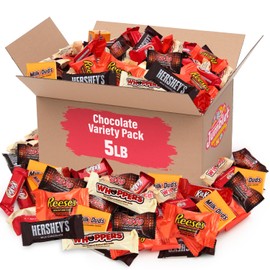 Chocolate Candy Variety Pack, Bulk Chocolate Candy Individually Wrapped, Perfect Chocolate Bars for Chocolate Lovers, Ideal Chocolates Variety Pack for Sharing at Parties, Gifting to Loved Ones (5 Lb)