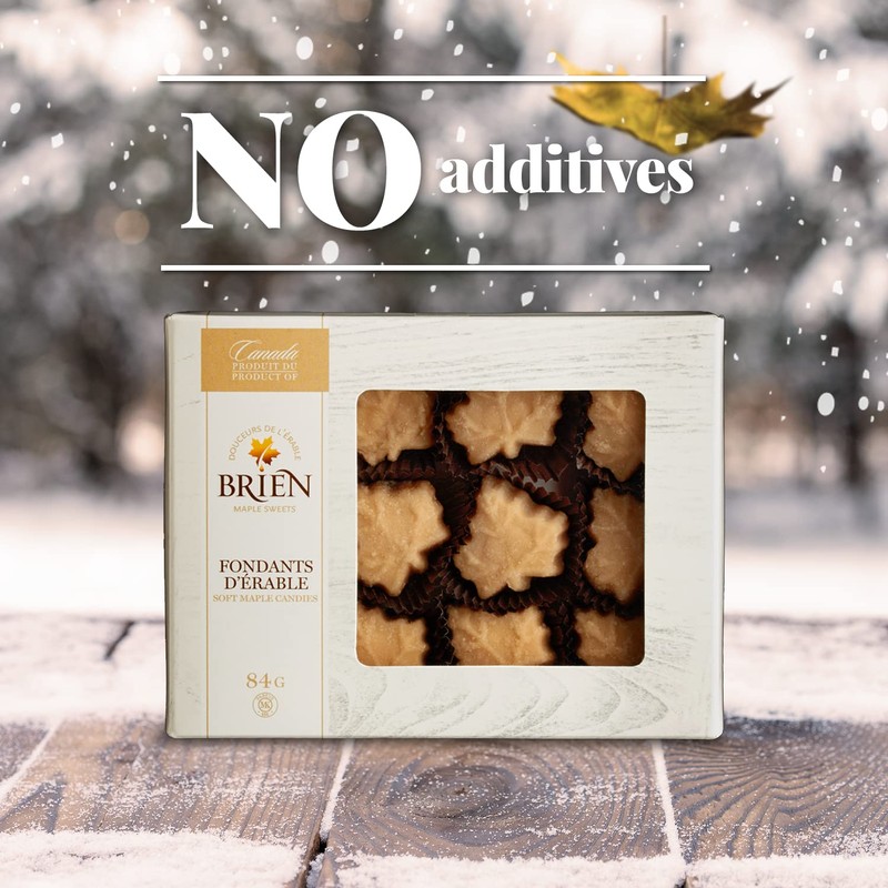 Brien Maple Soft Candy, Leaf Candy, Vegan Contains No Milk,