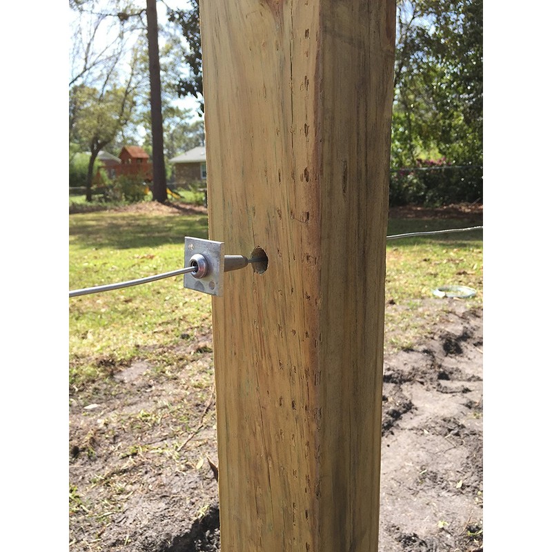 LinkEZ 10 pcs Anchor Vise Grape Trellis for 14~17GA Wire