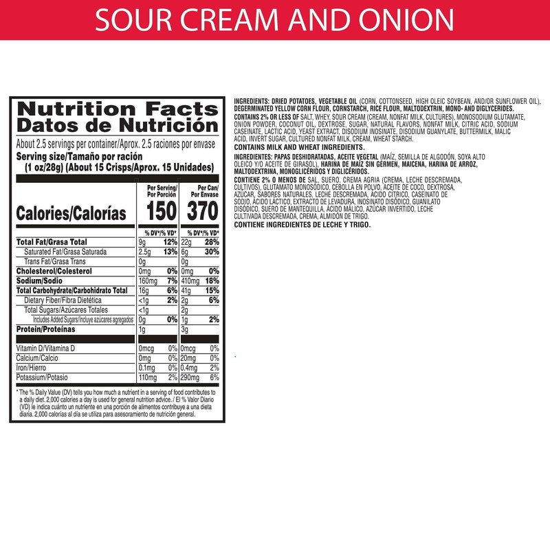 Pringles Potato Crisps Chips, Lunch Snacks, Office and Kids Snacks,