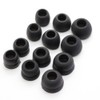 Zotech Replacement Eartips for Beats Earphones, 12 Pcs, Black (Powerbeats