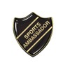 Capricornone Sports Ambassador Black School Shield Badge