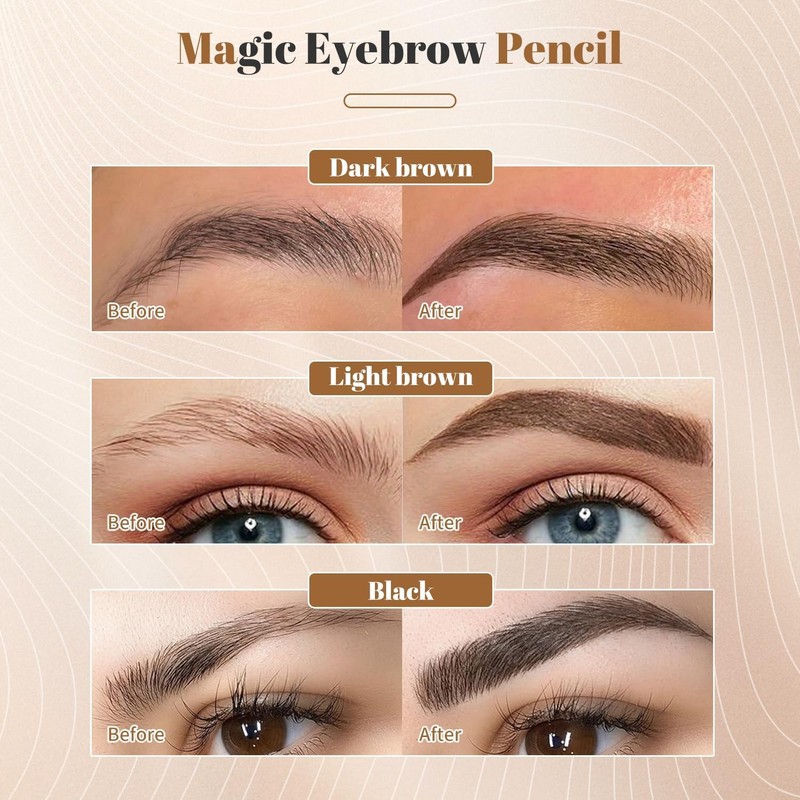 Lápiz de Cejas,Nuevo Lápiz de Tatuaje de Cejas Microblading 3D
