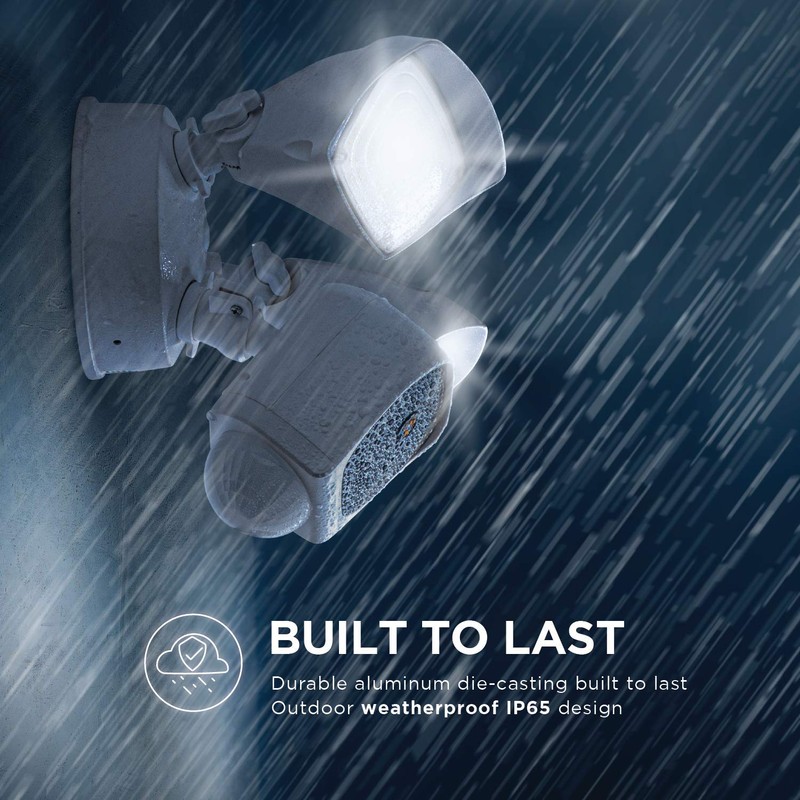 Home Zone Security Floodlight Camera – Smart 2.4 GHz Wireless