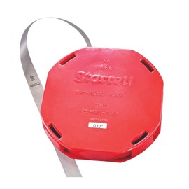 Starrett Tempered Steel Thickness Gauge or Feeler Stock in Rolls with Straight Leaves Type - Ideal for Carpenters and Home Improvement - 25'x0.50" Size of Leaves, .01" Thickness - 666-10